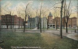 Illinois Womans College Postcard