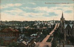 Hamilton Boulevard Peoria, IL Postcard Postcard Postcard