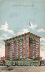 Jefferson Building Peoria, IL Postcard Postcard Postcard