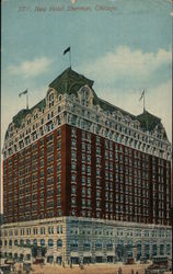 New Hotel Sherman Postcard