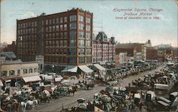 Haymarket Square, Produce Market Postcard