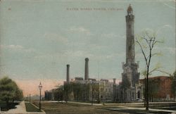 Water Works Tower Postcard