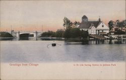 U.S. Life Saving Station in Jackson Park Chicago, IL Postcard Postcard Postcard