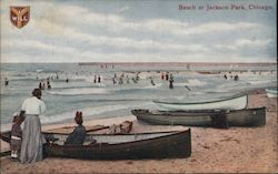 Beach at Jackson Park Postcard