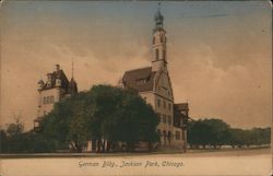 German Bldg. Jackson Park Chicago, IL Postcard Postcard Postcard