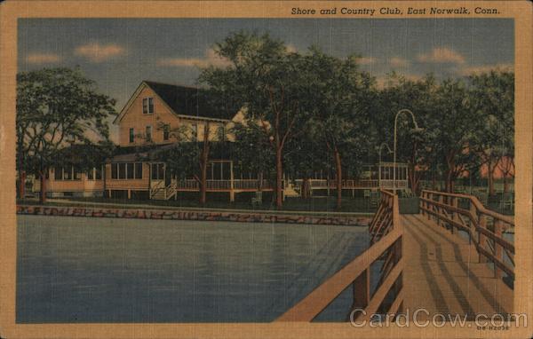 Shore And Country Club East Norwalk CT Postcard   Card00403 Fr 