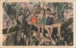 Greetings from Florida Swimsuits & Pinup Postcard Postcard Postcard