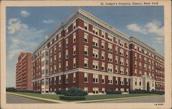 St. Joseph's Hospital, Elmira, New York Postcard