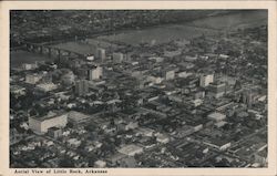 Aerial View of Little Rock, Arkansas Postcard