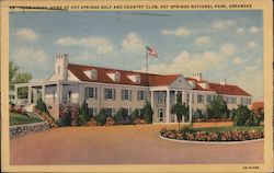 Club House, Home of Hot Springs Golf and Country Club Postcard