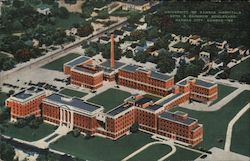 University of Kansas Hospitals 39th & Rainbow Boulevard. Kansas City, Kansas Postcard