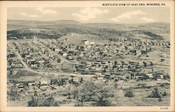 Bird's Eye View of East End Postcard