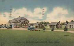 Cascade Lodge and Cabins, Saco, Maine Postcard