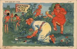 Sea-More Nudist Camp C-132 Postcard