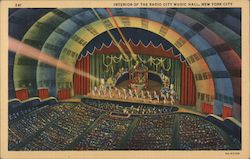 Interior of the Radio City Music Hall New York, NY Postcard Postcard Postcard