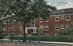 Garner Hospital, Anniston Municipal Institution Postcard