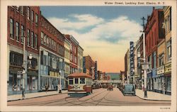 Water Street, Looking East Postcard