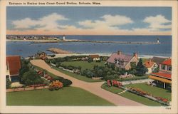 Entrance to Harbor from Coast Guard Station Postcard