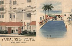 Coral Reef Hotel Miami Beach, Florida Postcard Postcard Postcard