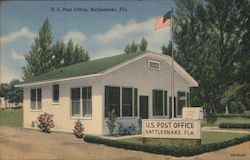 U.S. Post Office, Rattlesnake, Fla. Florida Postcard Postcard Postcard