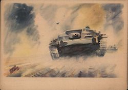 German Tank Postcard