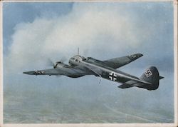 Junkers Ju 88 im Steigflug Nazi Germany Postcard Postcard Postcard