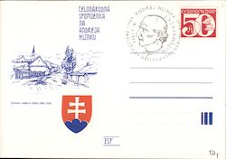 Andrej Hlinka Commemorative Postal Postcard