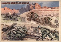 9th REGGIMENTO ARTIGLIERIA “BRENNERO Italy World War II Postcard Postcard Postcard