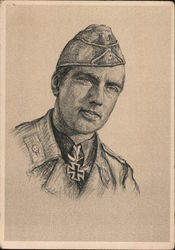 Knight Cross Bearer of the Army Wilhelm Weidenbrück Postcard