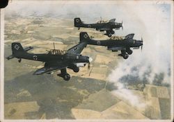 Ju 87 auf Feindflug Nazi Germany Postcard Postcard Postcard