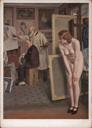 Nazi-era German Nude A. Reich, München  Kunst u. Naturfreund Postcard