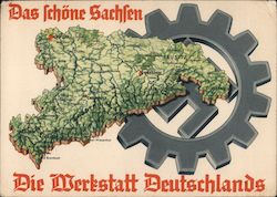 Das schöne Sachsen Die Werkstatt Deutschlands Postcard