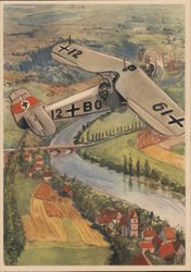 Aufklärungsflugzeug Postcard