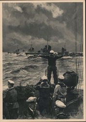 Germany WWII, Navy,  The Development of the U-Boat Nazi Germany Postcard Postcard Postcard