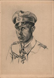 Ritterkreuzträger - Oberleutnant Helmut Beck-Broichsitter Nazi Germany Postcard Postcard Postcard