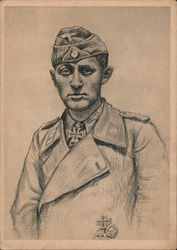 Ritterkreuzträger - Oberleutnant Ernst Georg Buchterkirch Postcard