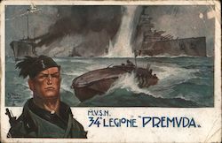 Voluntary National Security Militia: 34th "Premuda" Legion Postcard