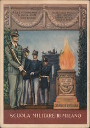 Military school of Milan Postcard