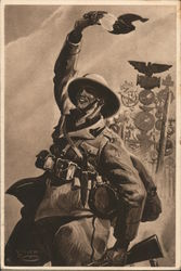 Blackshirts East Africa Battalion Postcard