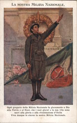 Our national Militia. Italy World War II Postcard Postcard Postcard