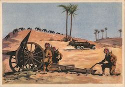 2nd Colonial Artillery Regiment Italy World War II Postcard Postcard Postcard