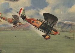 Aircraft of the aviation weapon Postcard