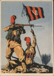 7th Indigenous Battalion Postcard