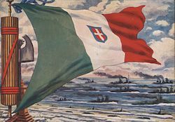 Italian Naval Might Italy World War II Postcard Postcard Postcard