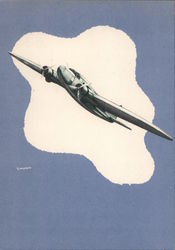 Caproni type 123, civilian airliner variant Postcard