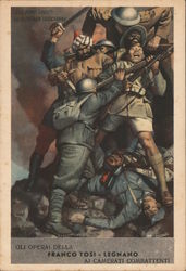 The workers of Franco Tosi of Legnano Postcard