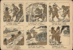 Nursery rhyme on military strategy Postcard