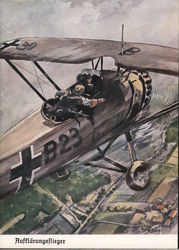 Observation Plane, Open Cockpit Postcard