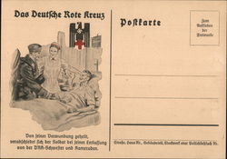 Das Deutsche Rote Kreuz (German Red Cross) unused – no stamp, no postmark/cancellation Postcard