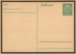 unused - no postmark/cancellation Nazi Germany Postcard Postcard Postcard